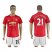 Manchester United #21 Ander Herrera Red Home Soccer Club Jersey
