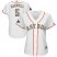 Houston Astros #5 Jeff Bagwell White 2018 Gold Program Cool Base Womens Stitched MLB Jersey