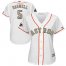 Houston Astros #5 Jeff Bagwell White 2018 Gold Program Cool Base Womens Stitched MLB Jersey