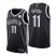 Nike Brooklyn Nets #11 Kyrie Irving Black Mens 2021-22 NBA 75th Anniversary Diamond Swingman Jersey – Icon Edition Mens