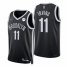 Nike Brooklyn Nets #11 Kyrie Irving Black Mens 2021-22 NBA 75th Anniversary Diamond Swingman Jersey – Icon Edition Mens
