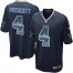 Nike Dallas Cowboys #4 Dak Prescott Navy Blue Team Color Mens Stitched NFL Limited Strobe Jersey