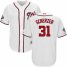 Washington Nationals #31 Max Scherzer White Cool Base 2019 World Series Champions Stitched Youth MLB Jersey