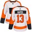 Adidas Philadelphia Flyers #13 Kevin Hayes White Road Authentic Womens Stitched NHL Jersey
