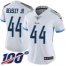 Nike Tennessee Titans #44 Vic Beasley Jr White Womens Stitched NFL 100th Season Vapor Untouchable Limited Jersey