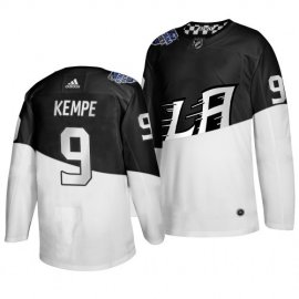 Adidas Los Angeles Kings #9 Adrian Kempe Mens 2020 Stadium Series White Black Stitched NHL Jersey
