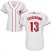 Cincinnati Reds #13 Dave Concepcion White Home Womens Stitched MLB Jersey