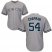 New York Yankees #54 Aroldis Chapman Grey Road Womens Stitched MLB Jersey