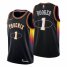 Phoenix Phoenix Suns #1 Devin Booker Mens Nike Black 2021/22 Swingman NBA Jersey – City Edition Mens