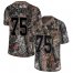 Nike Cleveland Browns #75 Joel Bitonio Camo Mens Stitched NFL Limited Rush Realtree Jersey