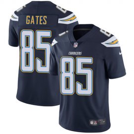 Nike Los Angeles Chargers #85 Antonio Gates Navy Blue Team Color Mens Stitched NFL Vapor Untouchable Limited Jersey