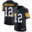 Nike Pittsburgh Steelers #12 Terry Bradshaw Black Alternate Youth Stitched NFL Vapor Untouchable Limited Jersey