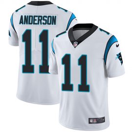 Nike Carolina Panthers #11 Robby Anderson White Mens Stitched NFL Vapor Untouchable Limited Jersey