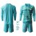 France Blank Light Blue Goalkeeper Long Sleeves Kid Soccer Country Jersey