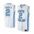 North Carolina Tar Heels #2 Joel Berry II White College Basketball Jersey