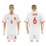 Spain #6 A.Iniesta Away Soccer Country Jersey