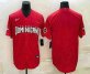 Mens Dominican Republic Baseball Blank 2023 Red World Classic Stitched Jerseys