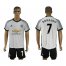 Manchester United #7 Ronaldo White Soccer Club Jersey