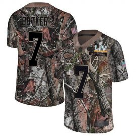 Nike Kansas City Chiefs #7 Harrison Butker Camo Youth Super Bowl LV Bound Stitched NFL Limited Rush Realtree Jersey