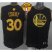 Warriors #30 Stephen Curry Black Precious Metals Fashion The Finals Patch Stitched NBA Jersey