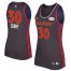 Womens Golden State Warriors #30 Stephen Curry Charcoal 2017 All Star Stitched NBA Jersey