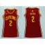 Womens Cavaliers #2 Kyrie Irving Red Dress Stitched NBA Jersey