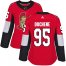 Adidas Ottawa Senators #95 Matt Duchene Red Home Authentic Womens Stitched NHL Jersey