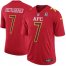 Nike Pittsburgh Steelers #7 Ben Roethlisberger Red Mens Stitched NFL Game AFC 2017 Pro Bowl Jersey