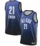 Mens 2023 All-Star #21 Joel Embiid Blue Game Swingman Stitched Basketball Jersey
