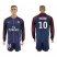Paris Saint-Germain #10 Pastore Home Long Sleeves Soccer Club Jersey