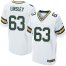 Nike Green Bay Packers #63 Corey Linsley White Mens Stitched NFL Elite Jersey