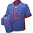 Nike Buffalo Bills #17 Josh Allen Royal Blue Team Color Mens Stitched NFL Elite Drift Fashion Jersey