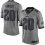 Nike Philadelphia Eagles #20 Brian Dawkins Gray Mens Stitched NFL Limited Gridiron Gray Jersey
