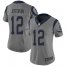 Nike Los Angeles Rams #12 Van Jefferson Gray Womens Stitched NFL Limited Inverted Legend Jersey