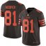 Nike Cleveland Browns #81 Austin Hooper Brown Mens Stitched NFL Limited Rush Jersey