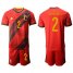 Belgium #2 Alderweireld Red Home Soccer Country Jersey