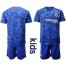 Chelsea Blank Blue Home Kid Soccer Club Jersey
