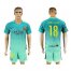 Barcelona #18 Jordi Alba Sec Away Soccer Club Jersey