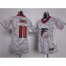 Nike Atlanta Falcons #11 Julio Jones Zebra Womens Stitched NFL Elite Jersey