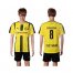 Dortmund #8 Gundogan Home Soccer Club Jersey
