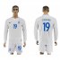 England #19 STERLING Goalkeeper Home 2018 FIFA World Cup Long Sleeve Soccer Jersey