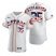 Houston Astros #35 Justin Verlander Mens Nike White Fluttering USA Flag Limited Edition Authentic MLB Jersey