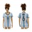 Womens Argentina #6 Biglia Home Soccer Country Jersey