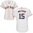 Houston Astros #15 Carlos Beltran White Home Womens Stitched MLB Jersey