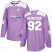 Adidas Washington Capitals #92 Evgeny Kuznetsov Purple Authentic Fights Cancer Stitched Youth NHL Jersey