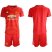 Manchester United Blank Red Goalkeeper Soccer Club Jersey