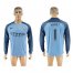 Manchester City #1 Hart Home Long Sleeves Soccer Club Jersey