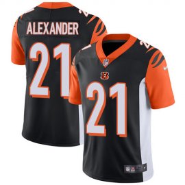 Nike Cincinnati Bengals #21 Mackensie Alexander Black Team Color Mens Stitched NFL Vapor Untouchable Limited Jersey