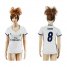 Womens Real Madrid #8 Kroos Home Soccer Club Jersey