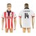 Guadalajara #14 A.Zaldivar Home Soccer Club Jersey